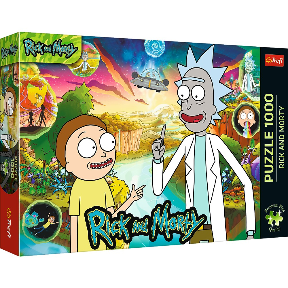 Puzzle Trefl 1000 Rick și Morty Premium