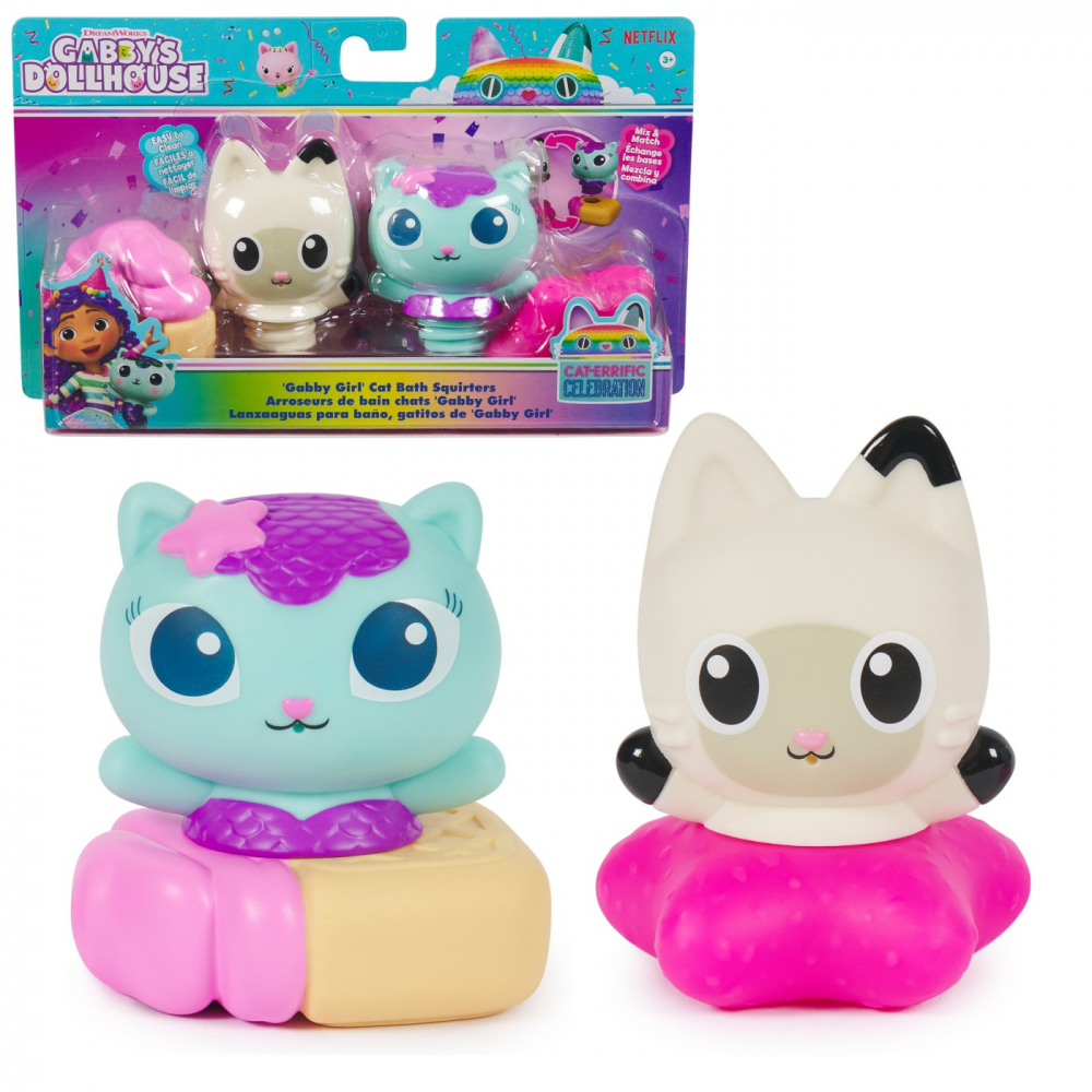 Set jucării de baie Gabby's Dollhouse Spin Master - imagine 6