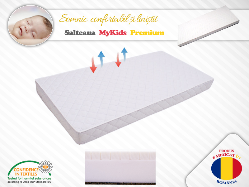 Saltea Premium Mykids 140x70 cm, Ortopedică