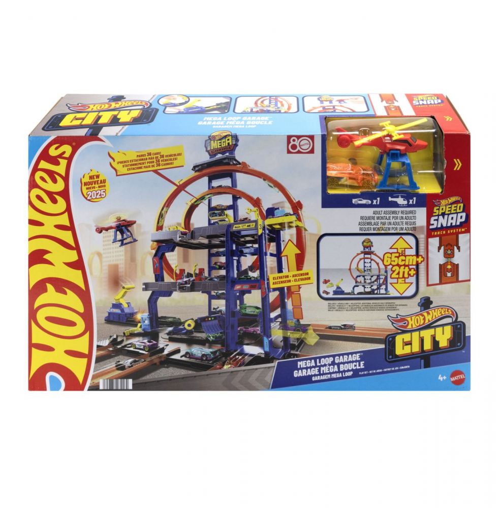 Set Hot Wheels Mega Garaj Mattel | 3 Niveluri