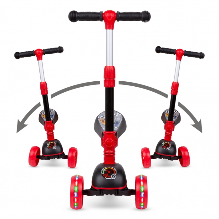 Trotineta 2 in 1 Kidwell Rimba Race cu LED