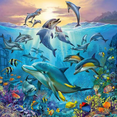 Puzzle Lumea Subacvatica, 3x49 piese, Ravensburger - imagine 2