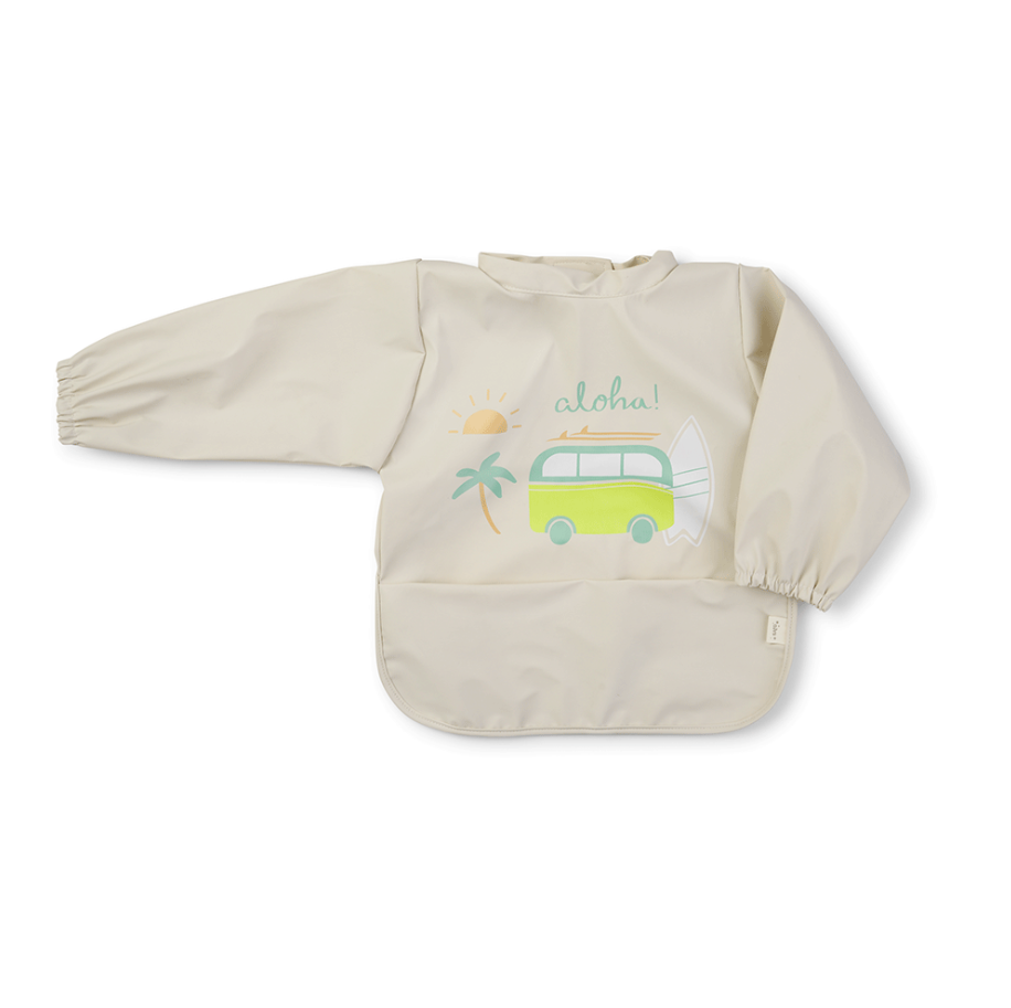 Saro Baby Baveta Impermeabila cu Maneci Aloha - imagine 3
