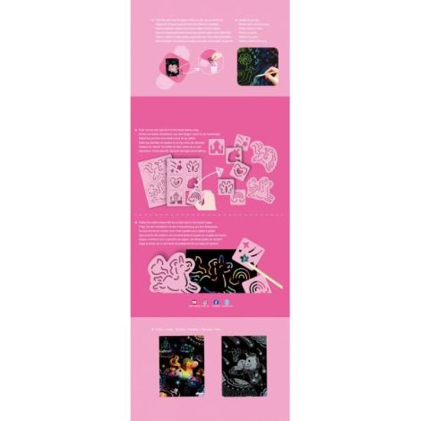 Avenir Scratch Art Unicorn - Set Creativ 3+ - imagine 7