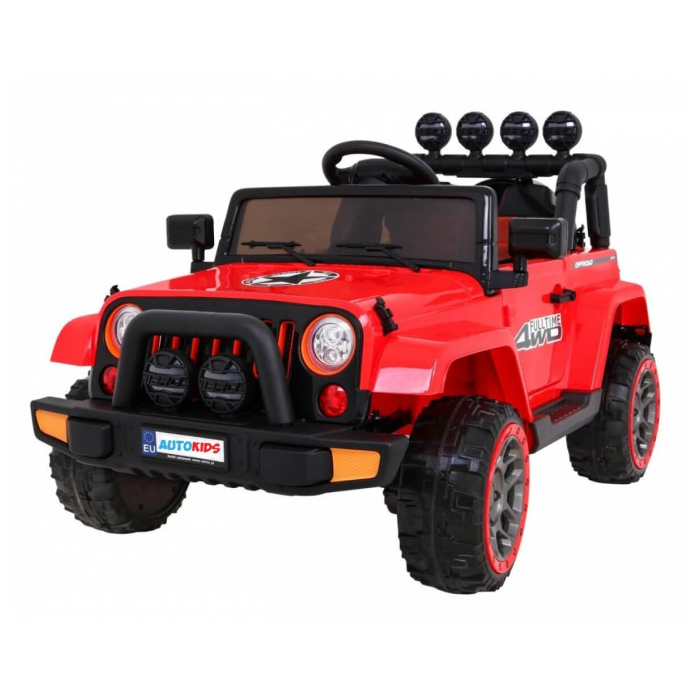 Mașinuță Electrică 4x4 Jeep Roșu | Autokids