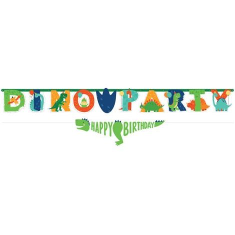 Banner Dino Personalizat Amscan 230cm