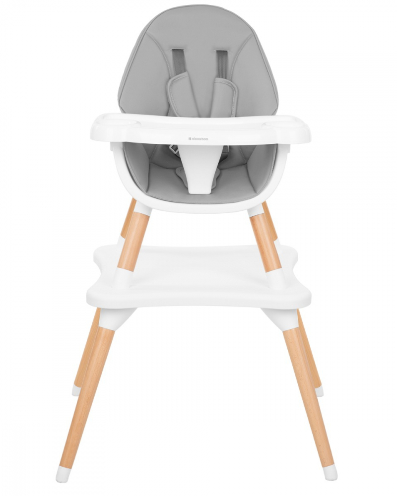 Scaun de masa Kikkaboo Multi 3in1 Gri, Evolutiv - imagine 2