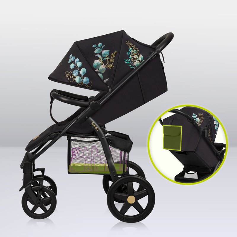 Carucior Lionelo Annet Plus, Negru, 0-22 kg - imagine 4