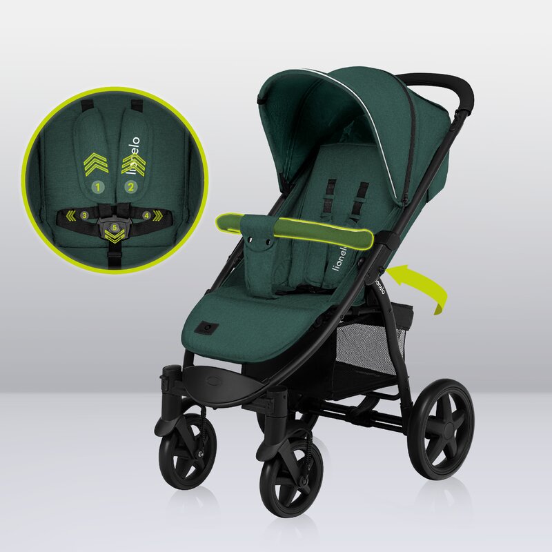Carucior Lionelo Annet Plus, 0-22 kg, Pliabil Compact