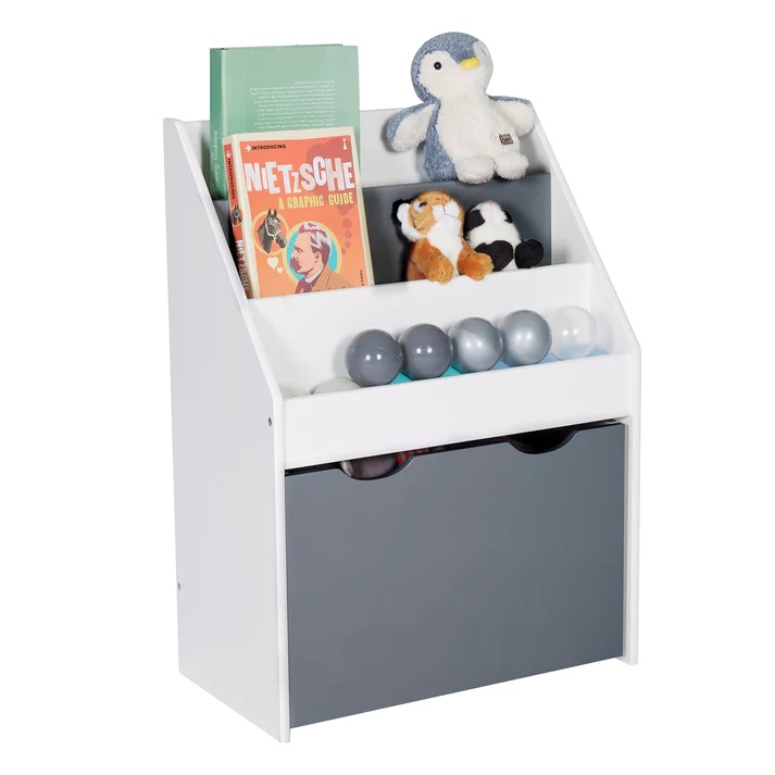 Organizator Ginger Home WhiteGrey pentru Jucării și Cărți - imagine 4