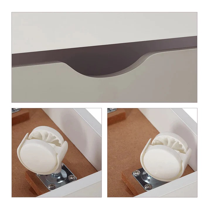 Organizator Ginger Home WhiteGrey pentru Jucării și Cărți