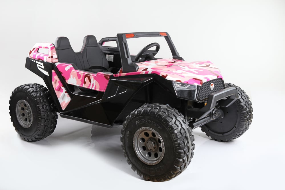 UTV Electric Hollicy Pink Camuflaj 24V 4 Locuri