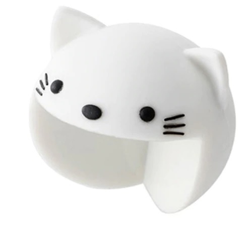 Protecție Colțuri Silicon White Cat | Ikonka - imagine 4