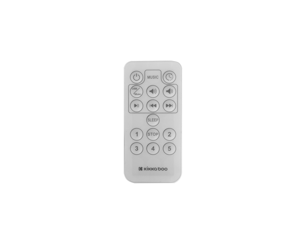Leagan Electric KikkaBoo Cuddle Me Grey, Telecomanda - imagine 8