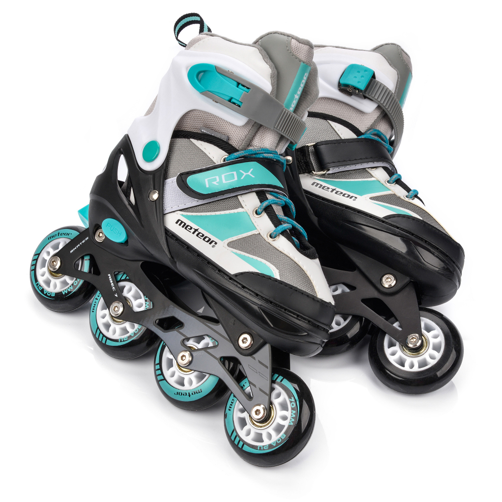 Meteor Role copii Rox Mint aluminiu ABEC-7 - imagine 4