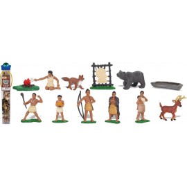 Tub 12 Figurine Indieni Safari Ltd - Vopsite Manual
