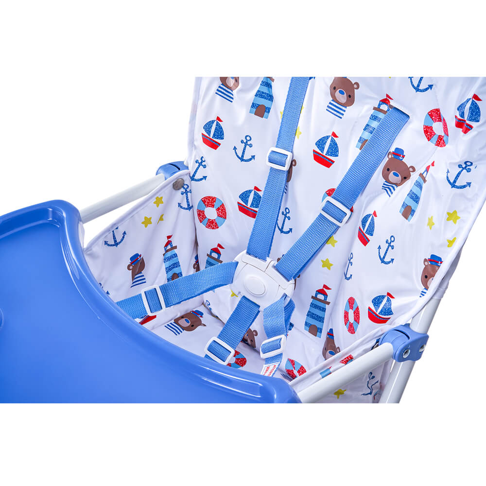 Scaun de masă Bimba Kidscare Albastru - imagine 3