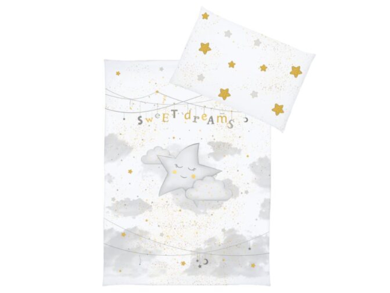 Lenjerie Pat Klups My Star, 3 Piese, Satinat - imagine 3