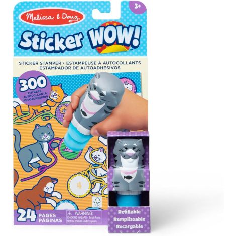 Melissa & Doug Sticker WOW Pisica - Joc Creativ 3-7 Ani - imagine 2