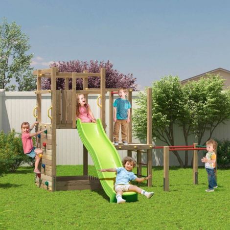 Fungoo Climbing Star 4 - Loc de joaca din lemn - imagine 2