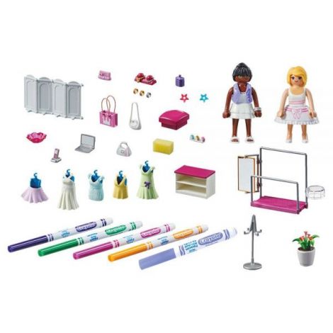 Playmobil Butic Haine Color - Jucărie Creativă - imagine 5