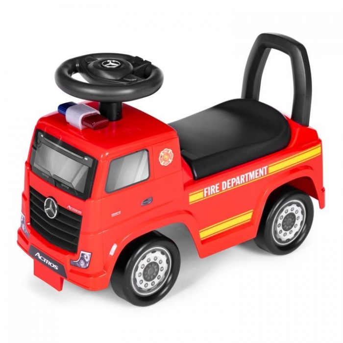 Mașinuță Ecotoys Mercedes Pompieri Roșu, 2 Ani+ - imagine 2