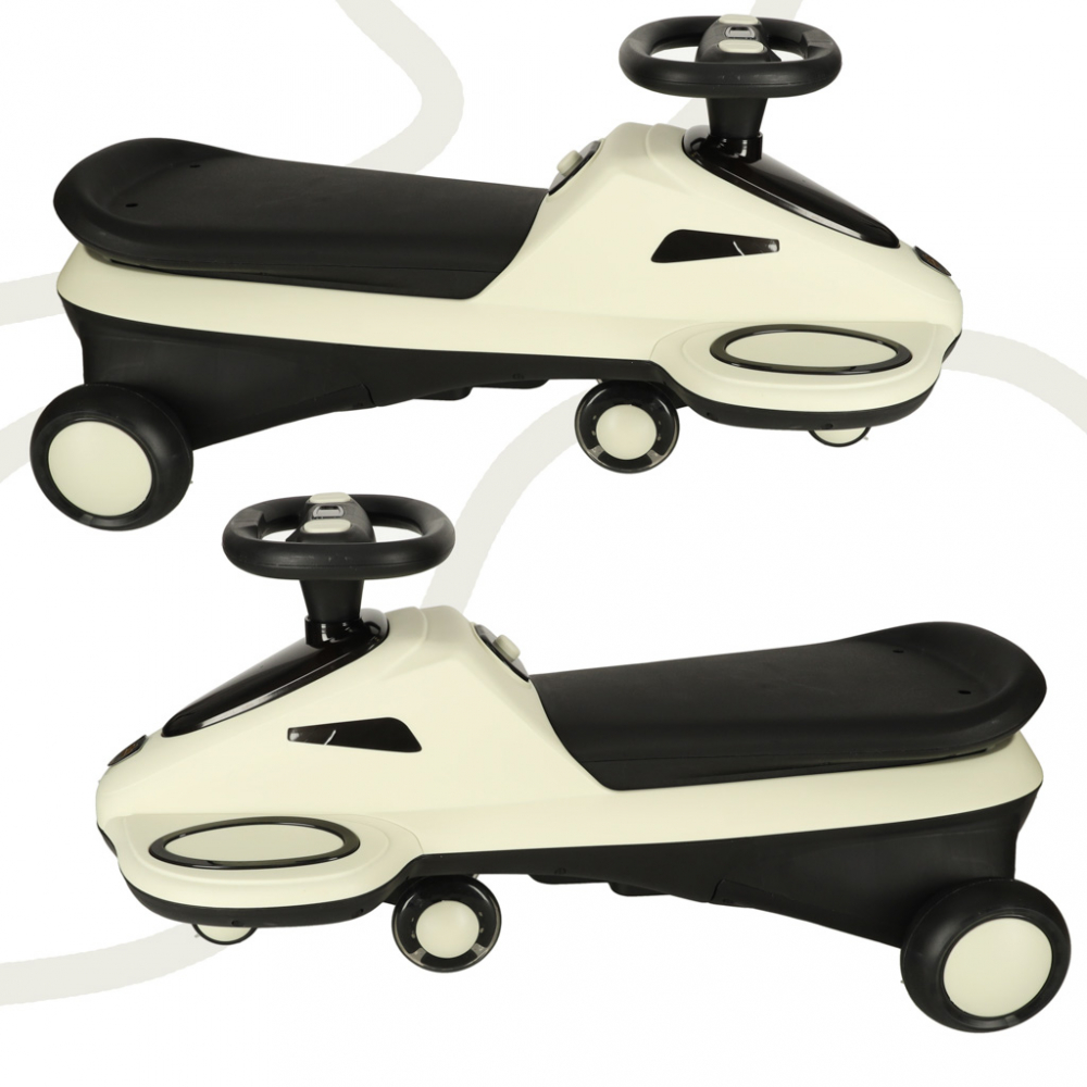 PlasmaCar Ikonka Beige/Black, fara pedale, LED