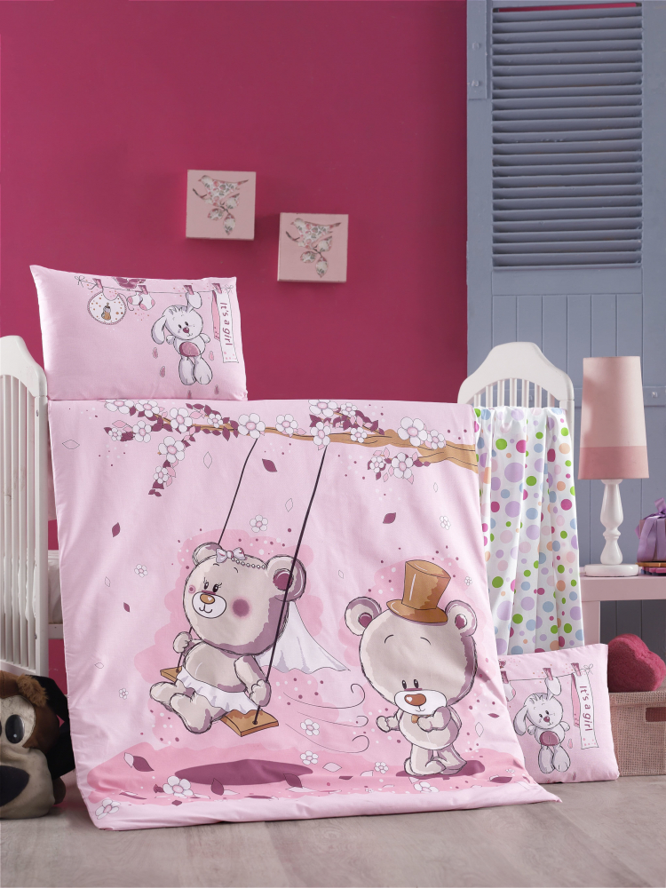 Set Lenjerie Pink Dream Victoria Home 6 Piese