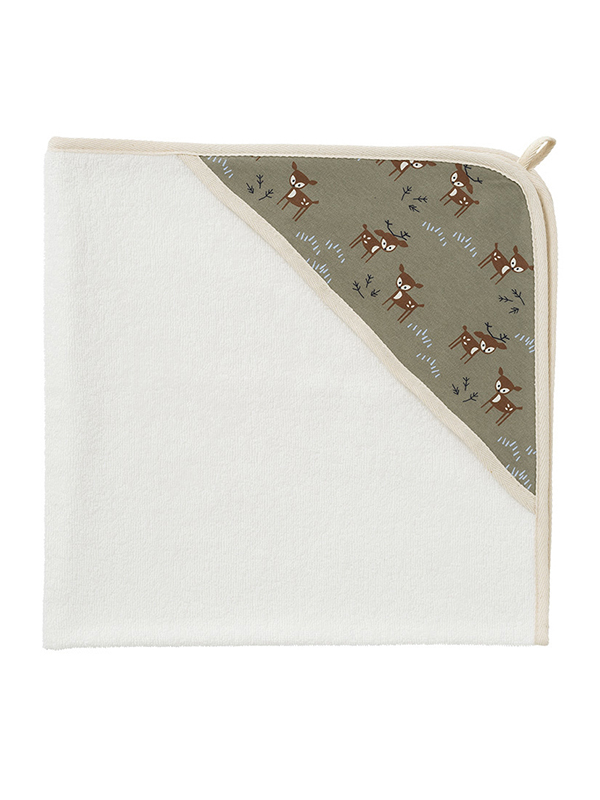 Prosop Bumbac Organic Deer Olive | Fresk