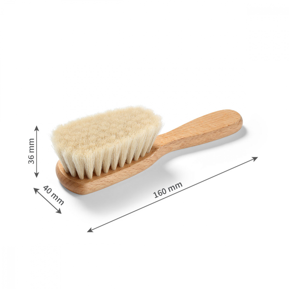 Perie Baby Ono cu peri naturali din păr de capră - imagine 3
