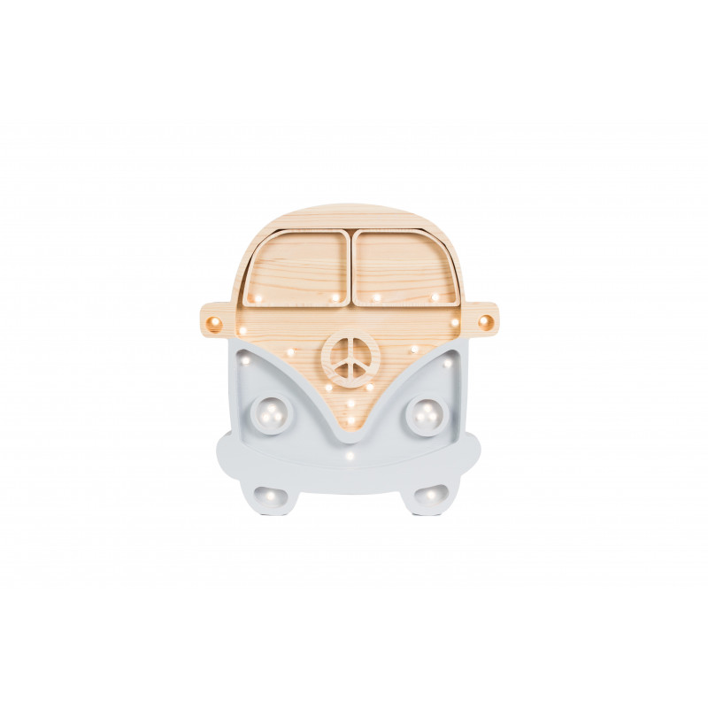Little Lights Lampa Van Lemn LED Copii - imagine 3