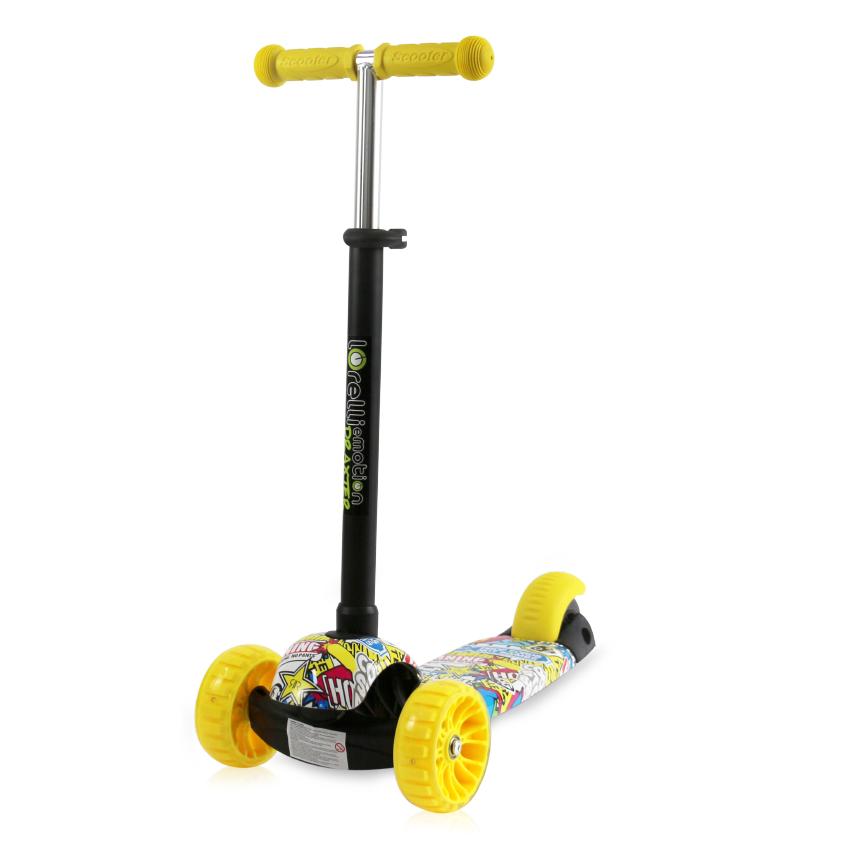 Trotineta Lorelli Draxter Smile cu LED și ghidon reglabil - imagine 6