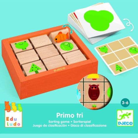 Joc Educativ Djeco Primo Tri - Sortare și Logica - imagine 2