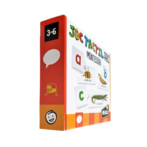 Headu Montessori Joc Tactil ABC Romana - imagine 5