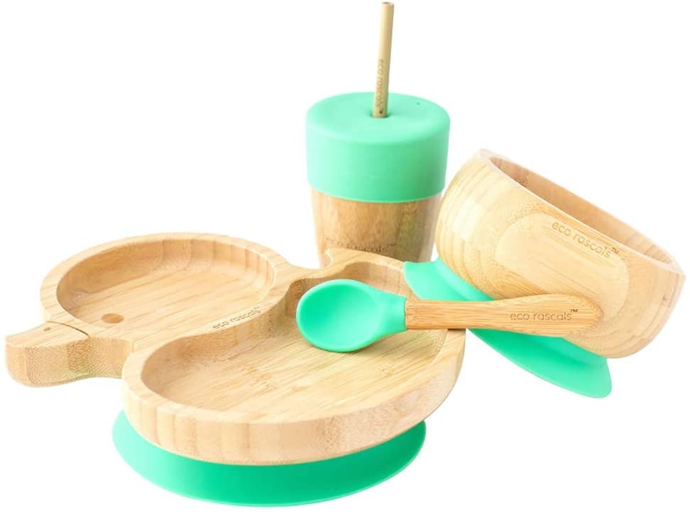 Set Cadou Bambus Ratusca Verde | Eco Rascals