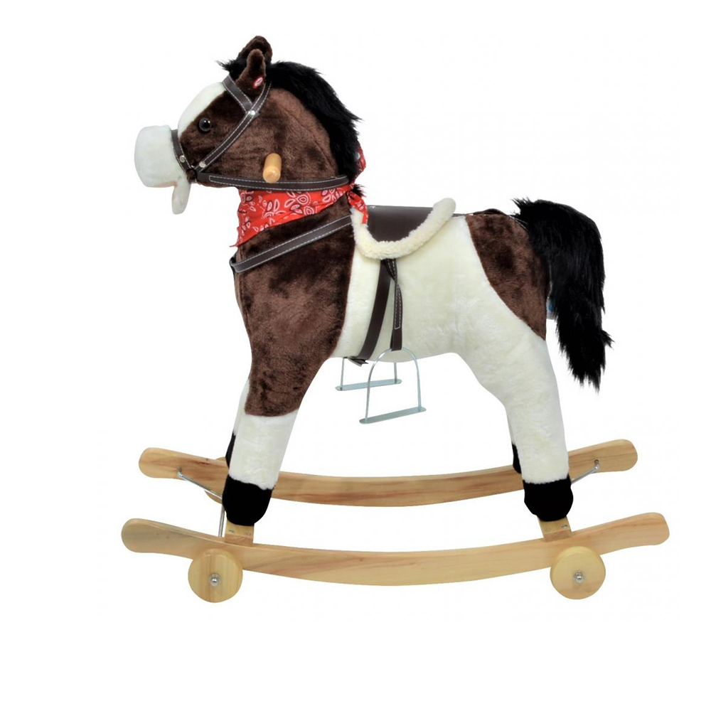 Balansoar Calut Little Mom Rider cu Muzică - imagine 7
