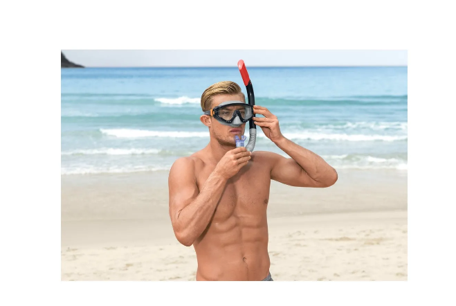 Set Snorkel Bestway Masca + Aripioare Scufundări - imagine 2