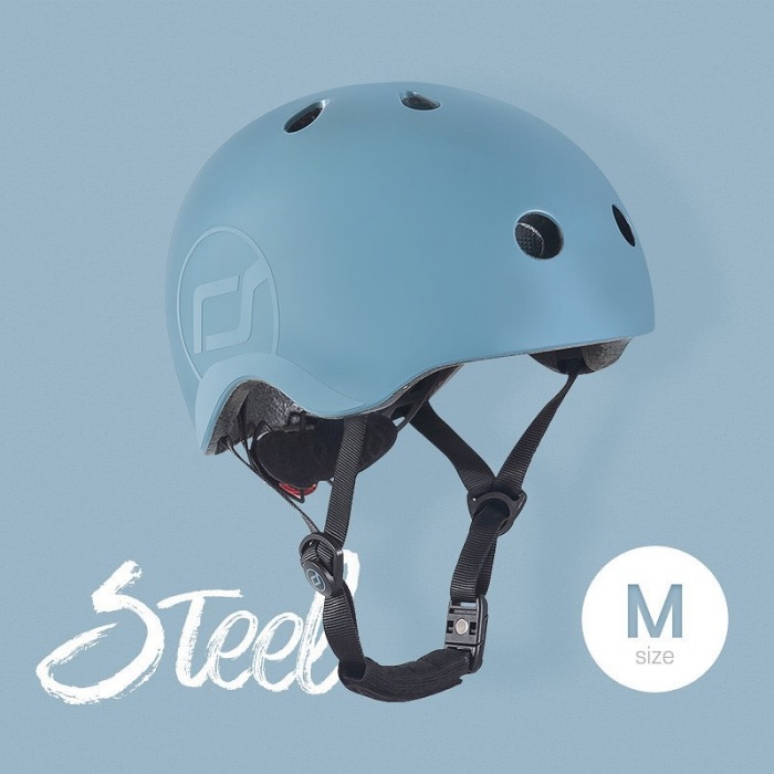 Casca Protectie Scoot and Ride cu LED Reglare Magnetica - imagine 4