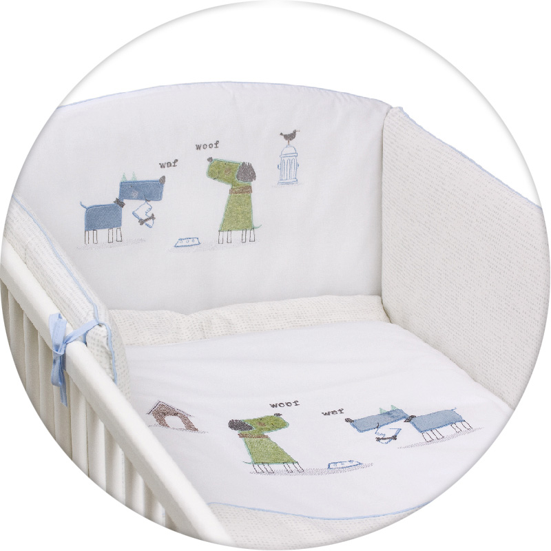 Lenjerie Pat Ceba Baby My Dog, 3 Piese, Confort