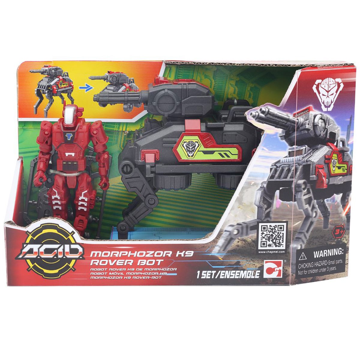 ACID K9 Rover Bot - Set Figurină Transformabilă