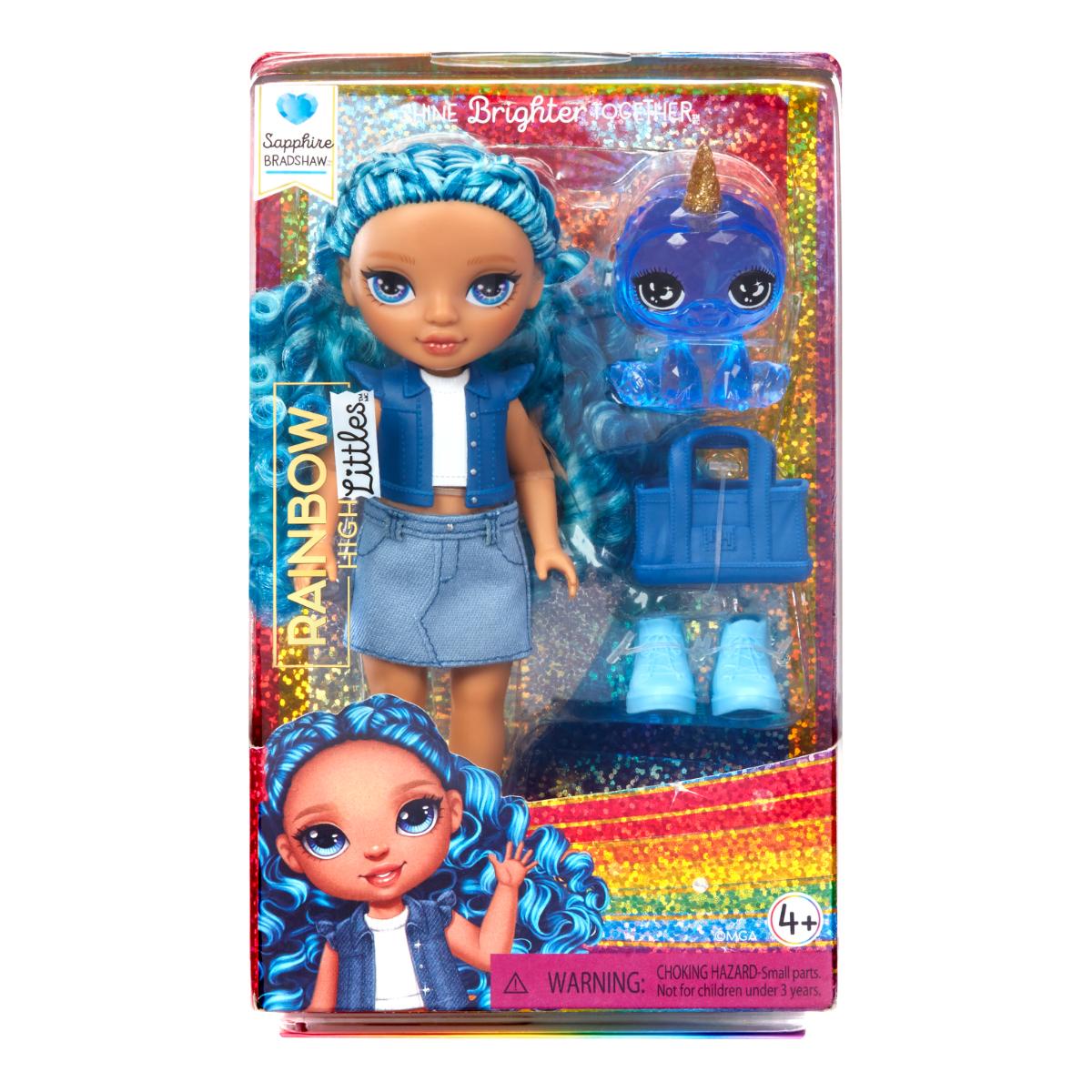 Papusa Rainbow High Littles Sapphire Bradshaw