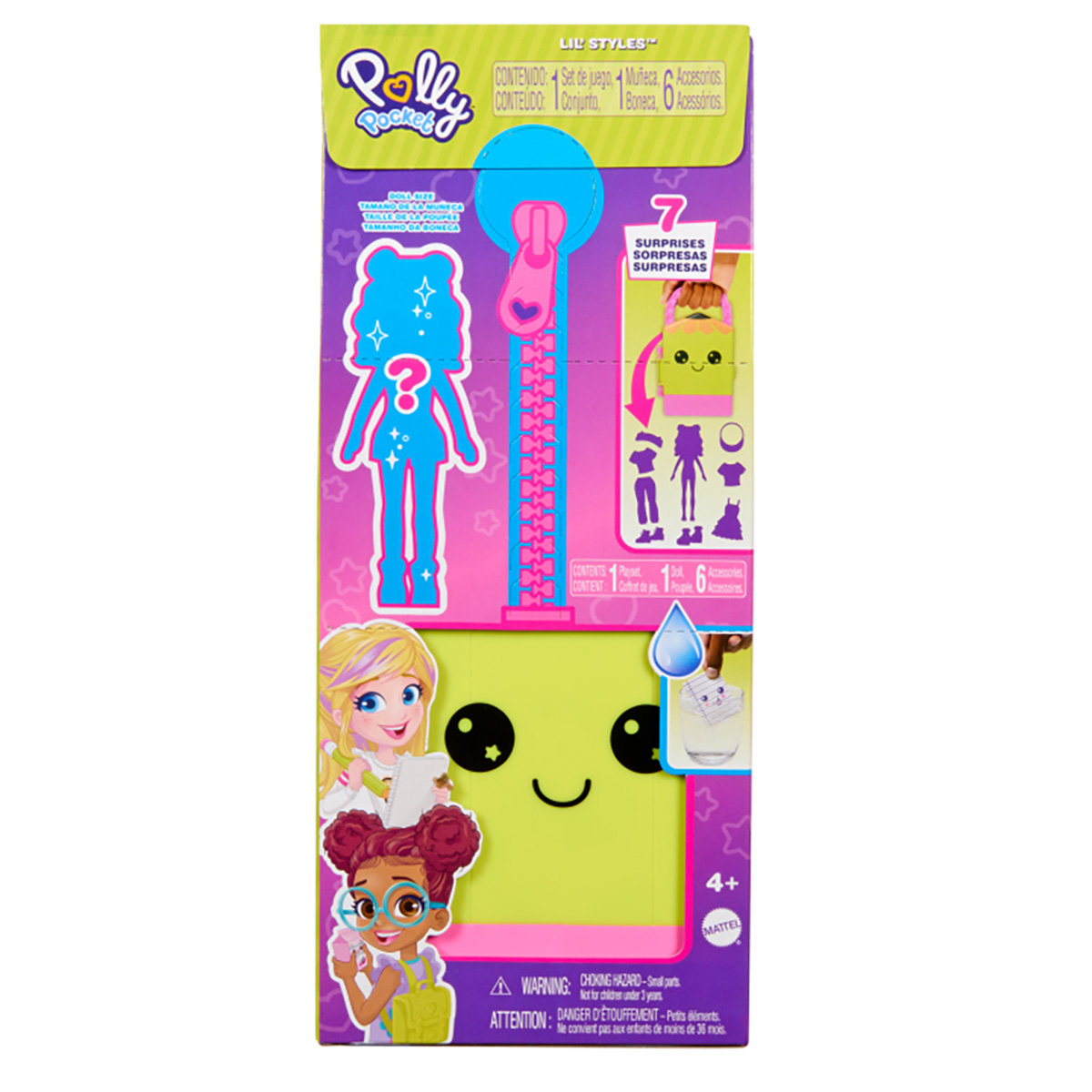 Polly Pocket Lil Styles: Set papusa si gentuta joaca