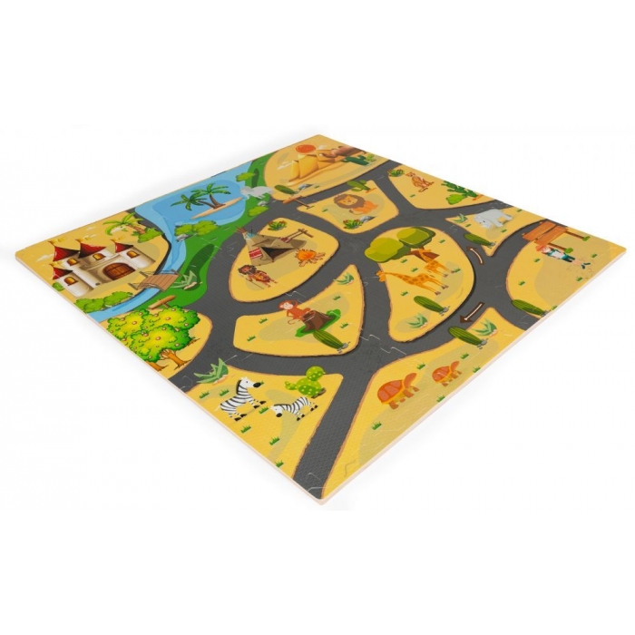 Salteluta Educationala Safari 9 Piese Ecotoys - imagine 2