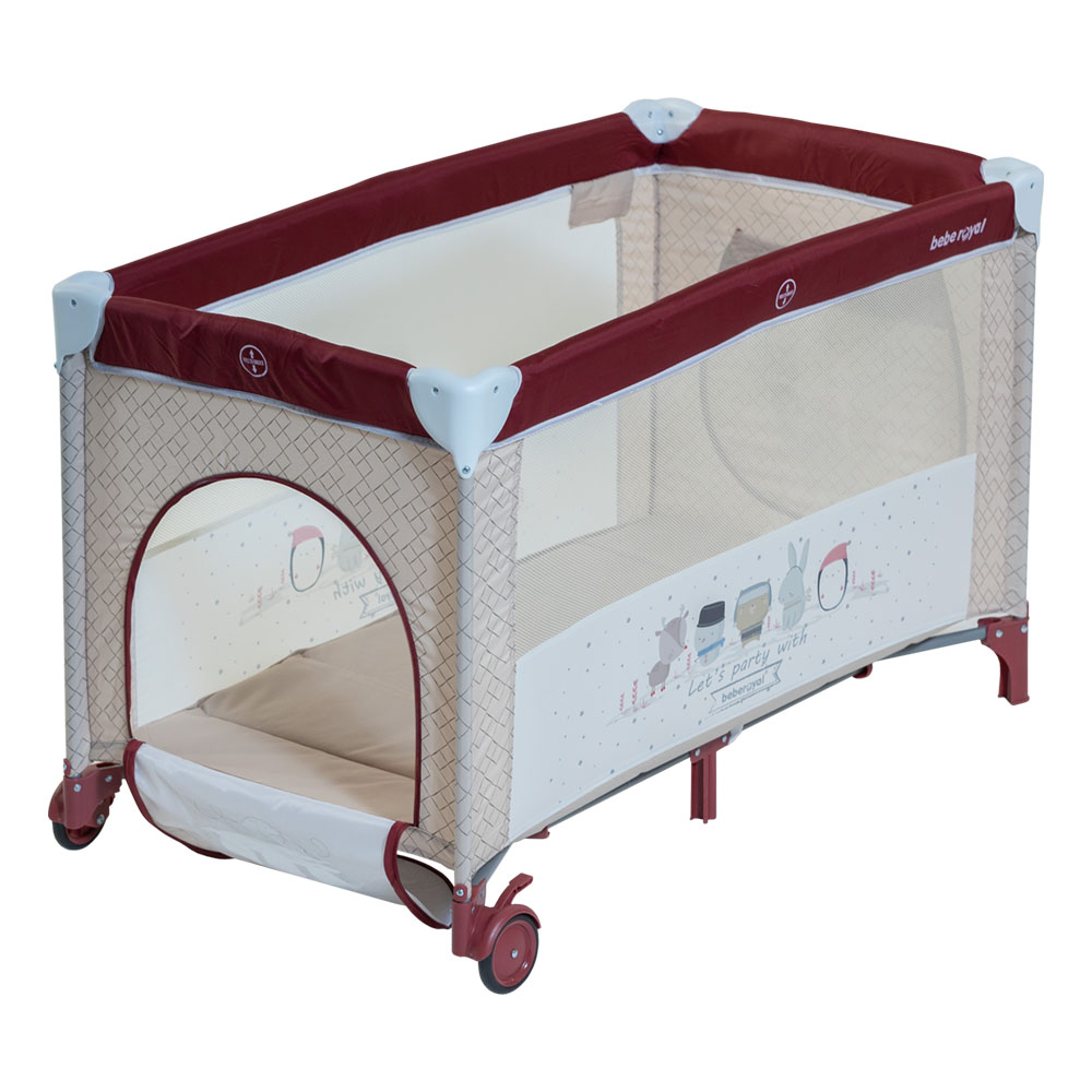 Patut Pliabil Bebe Royal cu Masuta si Geanta - imagine 3