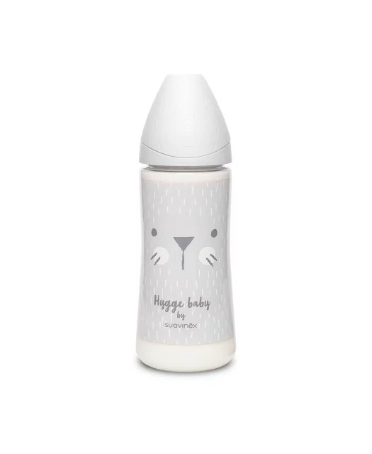 Biberon Suavinex Hygge 360ml Silicon Gri