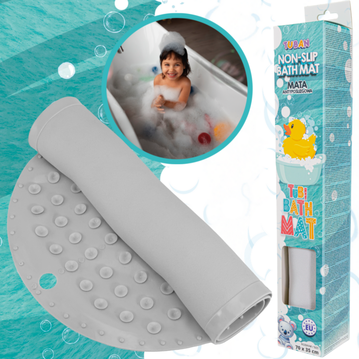Covoras Baie Antiderapant Tuban Alb - imagine 4