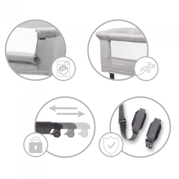 Patut Kidwell Alula Gray 3-in-1 Gri - imagine 3
