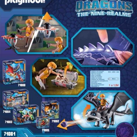 Playmobil Dragons Thunder & Tom - Aventură - imagine 3