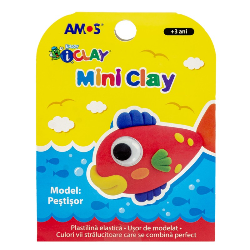 Plastilina iClay Amos Pestișor, 30g, Modelaj Creativ