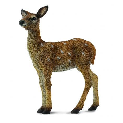 Figurina Pui Cerb Roșu Collecta Pictată Manual